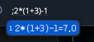 落格输入法支持直接计算数学算式